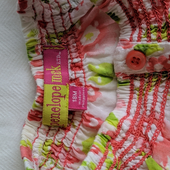 mixed brands 2-pack lightweight summer blouse bundle 18 months baby girl - Picture 4 of 10